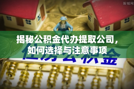 中国台湾揭秘公积金代办提取公司，如何选择与注意事项